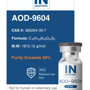 AOD-9604 5mg Peptide for Fat Metabolism Research