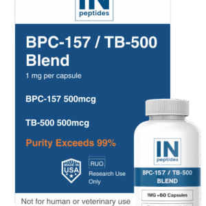 BPC-157/TB-500 Blend Capsules for Tissue Repair and Inflammation Research