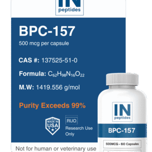 BPC-157 Capsules for Tissue Regeneration and Inflammation Research