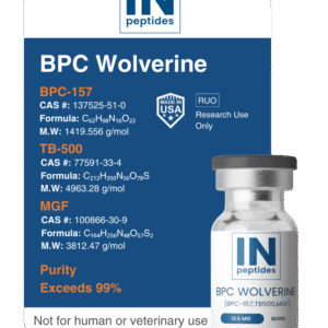 BPC Wolverine peptide blend for tissue repair and muscle recovery research