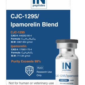 CJC-1295 / Ipamorelin – 5mg / 5mg Peptide Blend for Growth Hormone Research