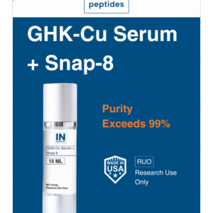 GHK-Cu + Snap-8 Peptide Serum 15mL for anti-aging