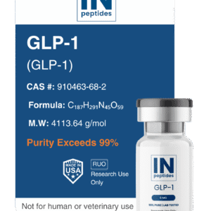 GLP-1 peptide vial 5mg for metabolism and appetite research