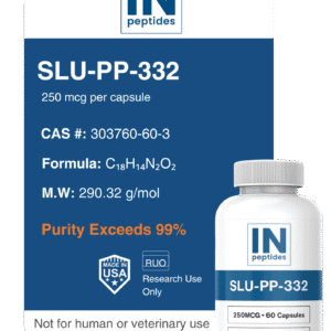 SLU-PP-332 peptide capsules for cellular health and longevity research
