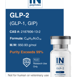 GLP-2 peptide 5mg vial for metabolic and glucose regulation research