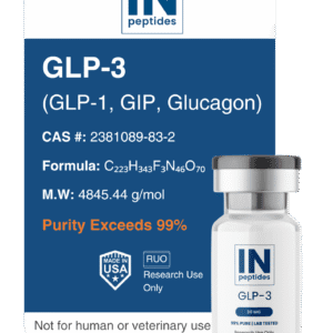 GLP-3 peptide vial for advanced metabolic and obesity research