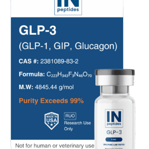 GLP-3 peptide vial for metabolic and obesity research studies