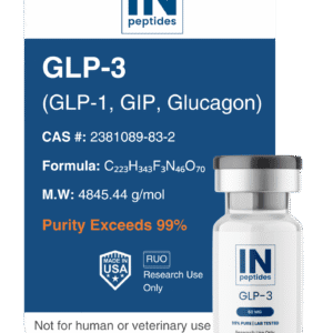GLP-3 peptide vial for metabolic and obesity research studies